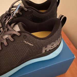Black & blue Hoka running shoes! Never been worn, NWT, still in the box!